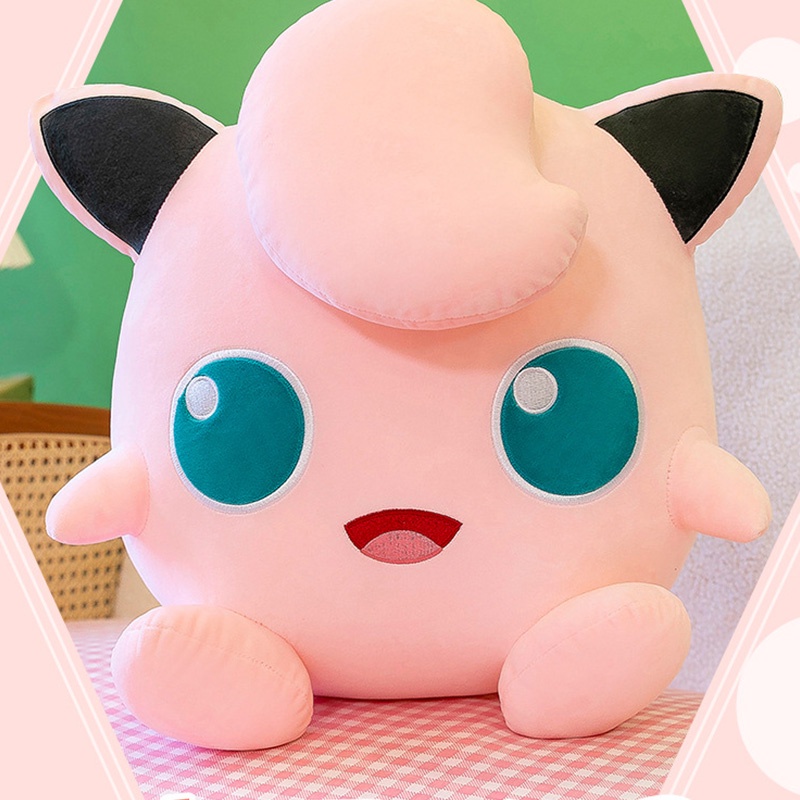 Authentic Pokemon Jigglypuff Plush Toy Pp Cotton Filling Short Fur