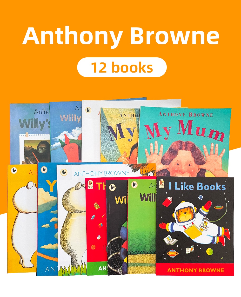 12Books/set Anthony Browne My Dad My Mum Educational English Picture ...