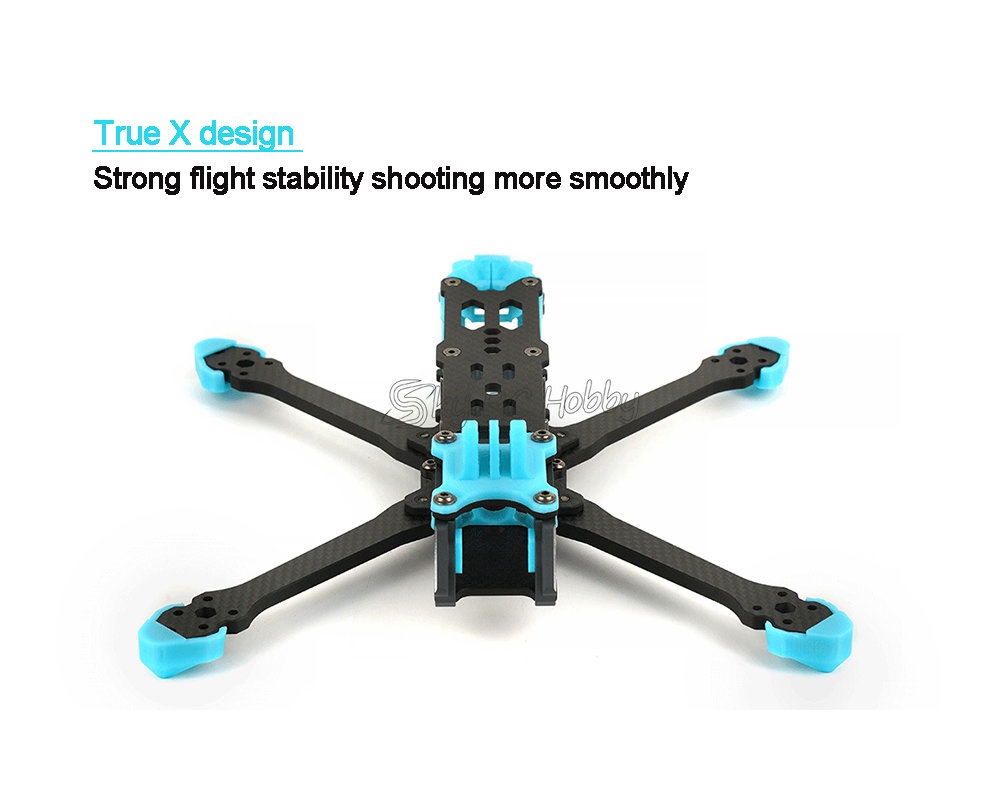 Axisflying MANTA V2 5 inch Carbon Fiber True X Frame Kits 238mm ...