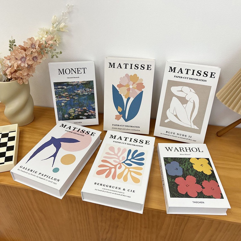 Modern Photography Prop Book Living Room Desktop Fake Books Ornaments ...