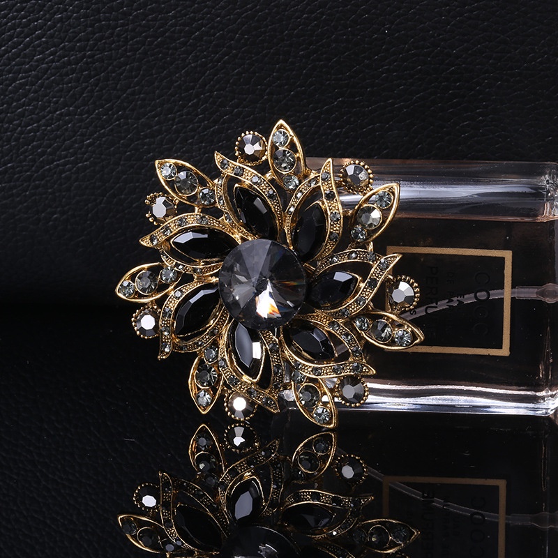 Wheat Ear Brooch Pin Inlaid Crystal Elegant Clothes - Temu Australia