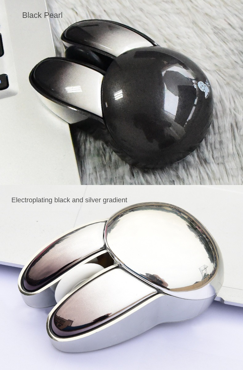M6 Rabbit Wireless 2.4G Bluetooth Dual Mode Office Mini Silent Mouse ...