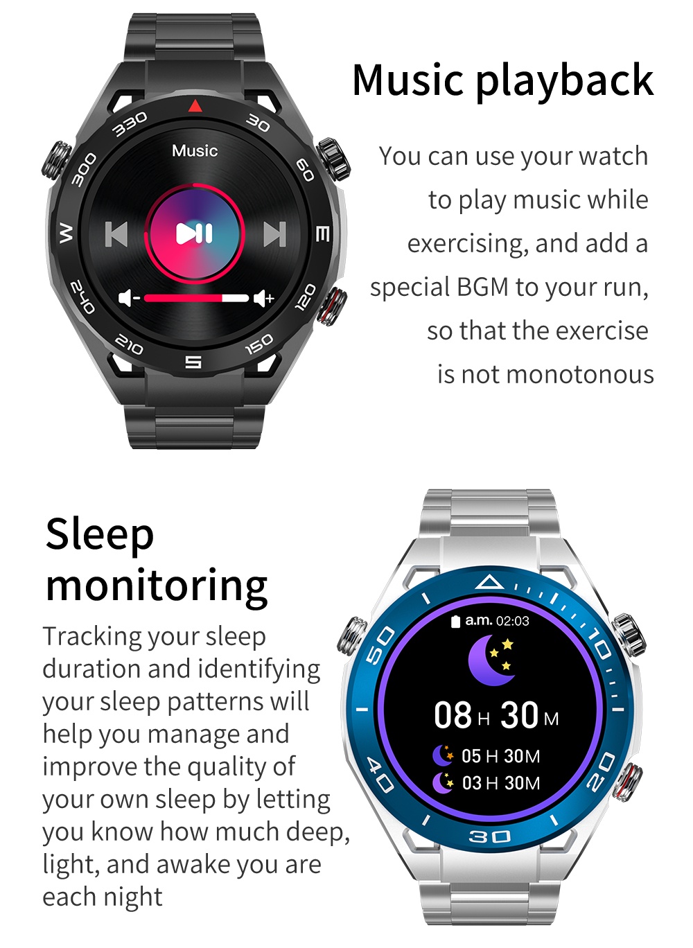 HZ4 Max Smart Watch For Men NFC Smartwatch Bluetooth Call Heart Rate  Wireless Charge Waterproof Watch