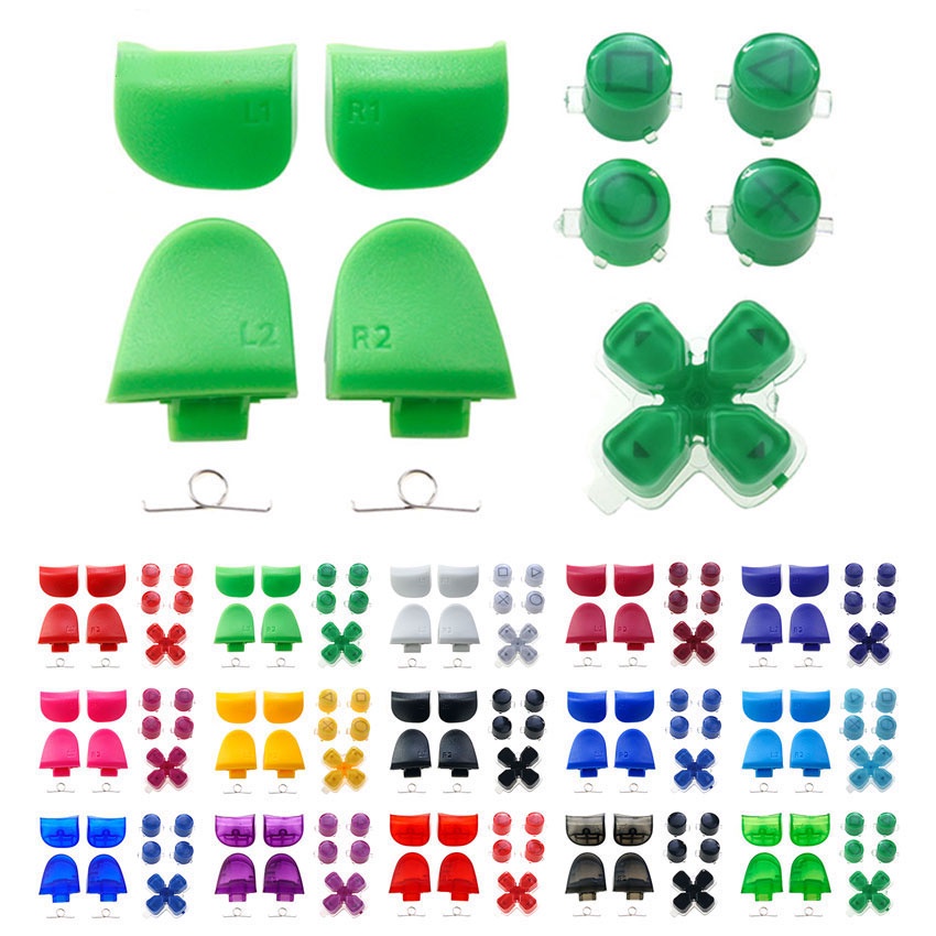 Replacement for PS5 V2 BDM-020 Controller Plastic Crystal Buttons ABXY ...