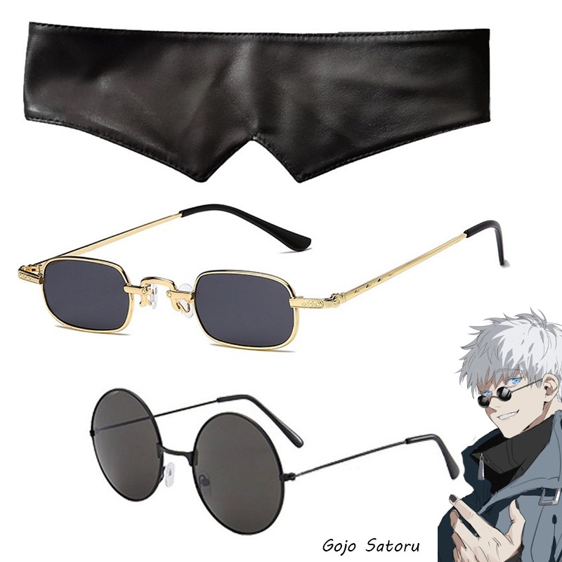 Jujutsu Kaisen Gojo Satoru Sunglasses Blindfold Cosplay Props Comic Con ...