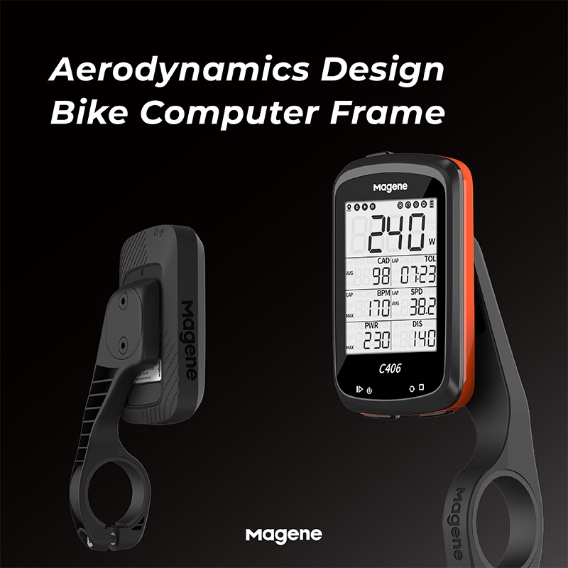 Magene Mckin C406pro Wireless Smart Stopwatch for Cyclists