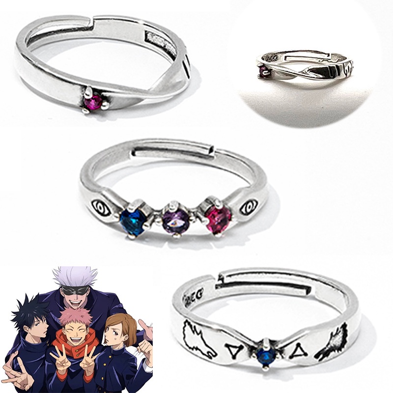 Anime Jujutsu Kaisen Rings For Men Women Cosplay Ryomen Sukuna Itadori ...