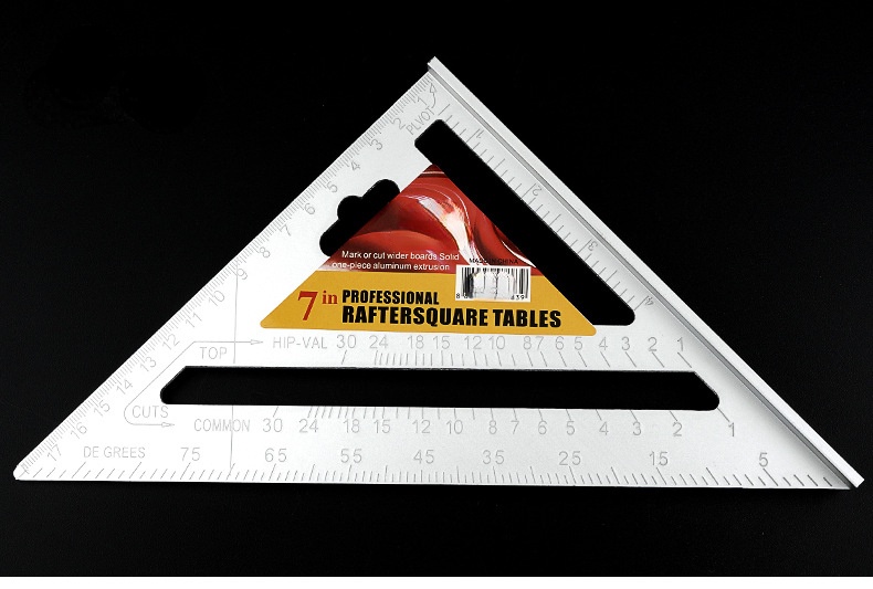 Aluminum Alloy Triangular Ruler Rafter Square Ruler Square Triangle ...