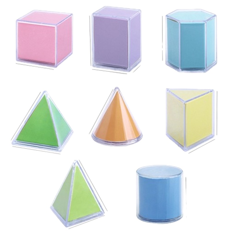 3d Geometry Math Model Kit For Middle School Cube And Rectangular Prism