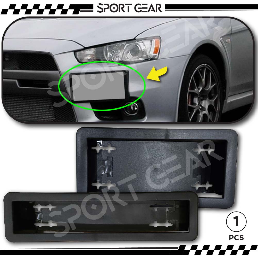 Universal Car Front Bumper License Plate Base Frame Number Plate Side ...