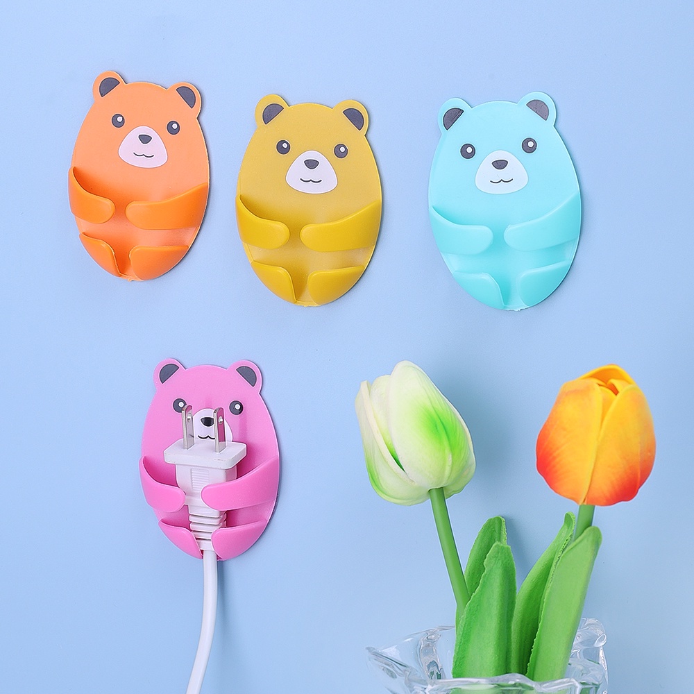 Multi-Purpose Creativity Bear Punch-free Self-adhesive Wall Mounted ...