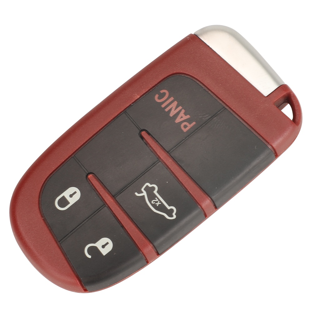 jingyuqin Fit SRT Hellcat Remote Car Key Shell Red For Dodge Dart ...