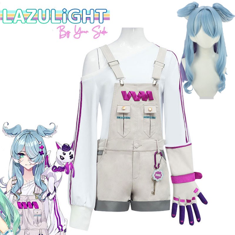 Nijisanji Elira Pendora Cosplay Costume EN LazuLight Vtuber Sky Dragon ...