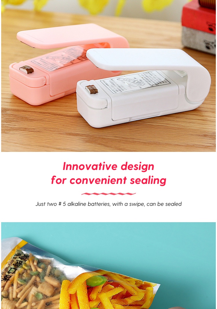 KATELV Mini Sealing Machine Impulse Sealer Mini Seal Packing Plastic ...