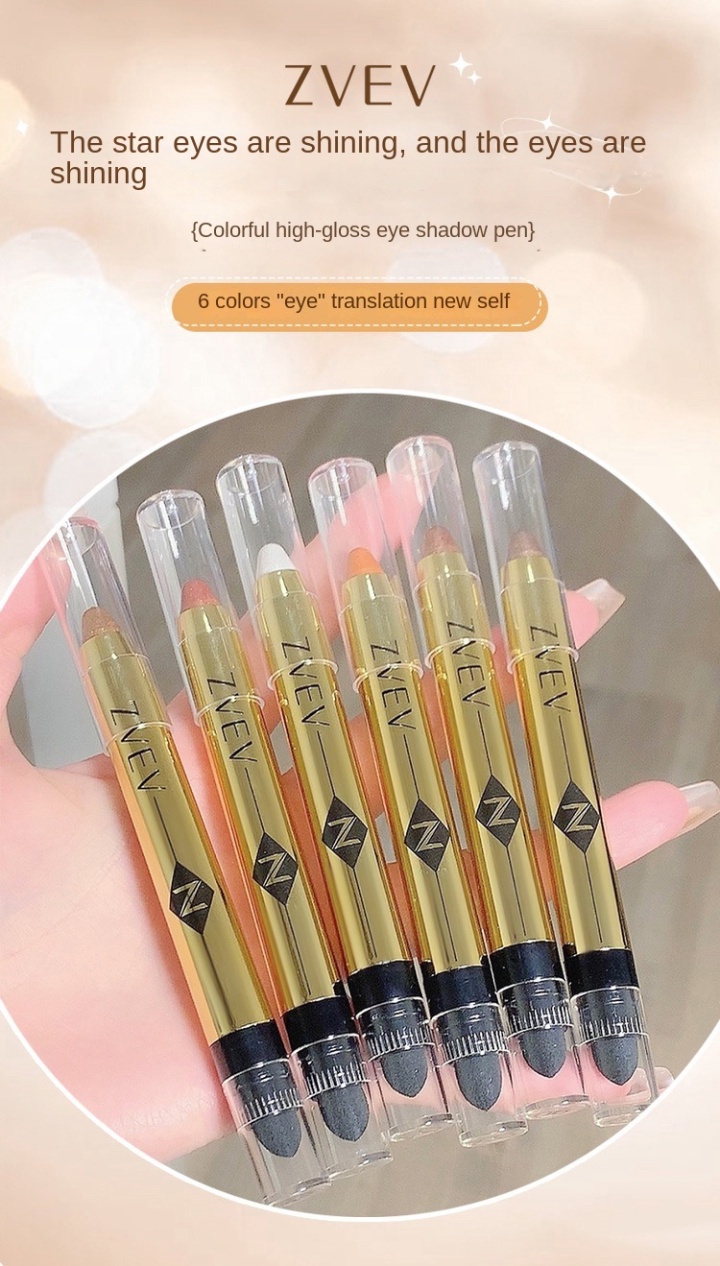 Scrub and glitter eye shadow crayons are easy to waterproof sweat proof ...