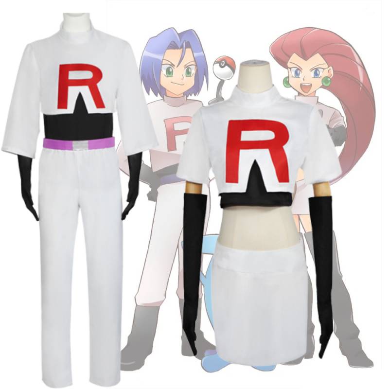 Pokemon James Kojirou Cosplay Team Rocket Jessie Musashi Halloween ...