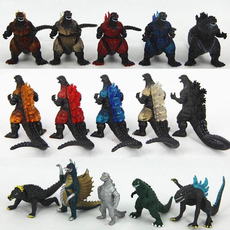 Monsters Mechagodzilla Godzilla Trendmaster Gigan Anguirus 10 Figures ...