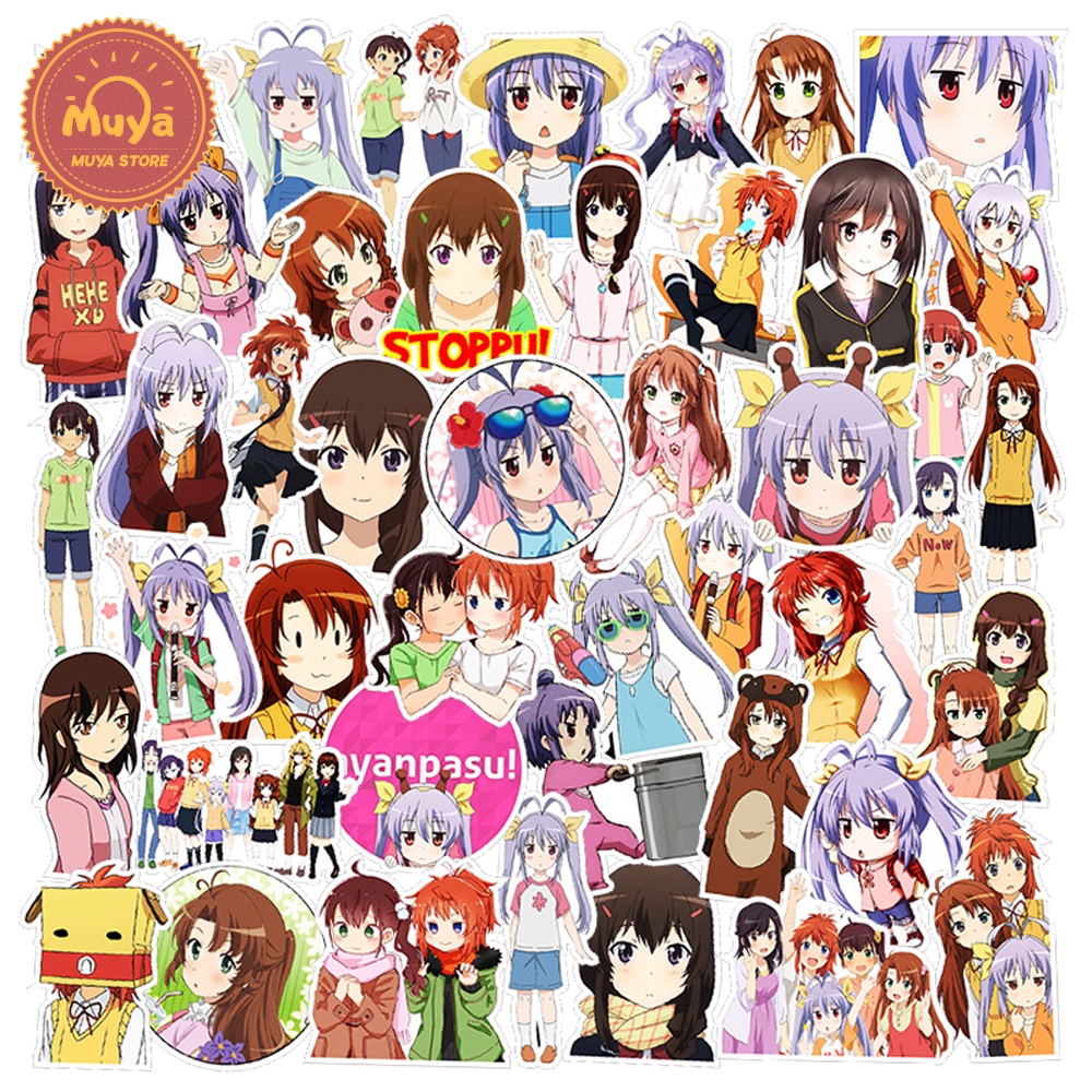 MUYA 50pcs Non non Biyori Janpanese Anime Stickers Pack Waterproof ...