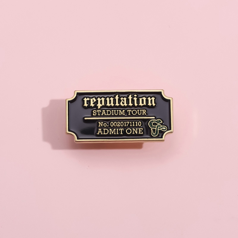 Famous Singer Taylor Swift Enamel Pins Music Reputation Album Brooch ...