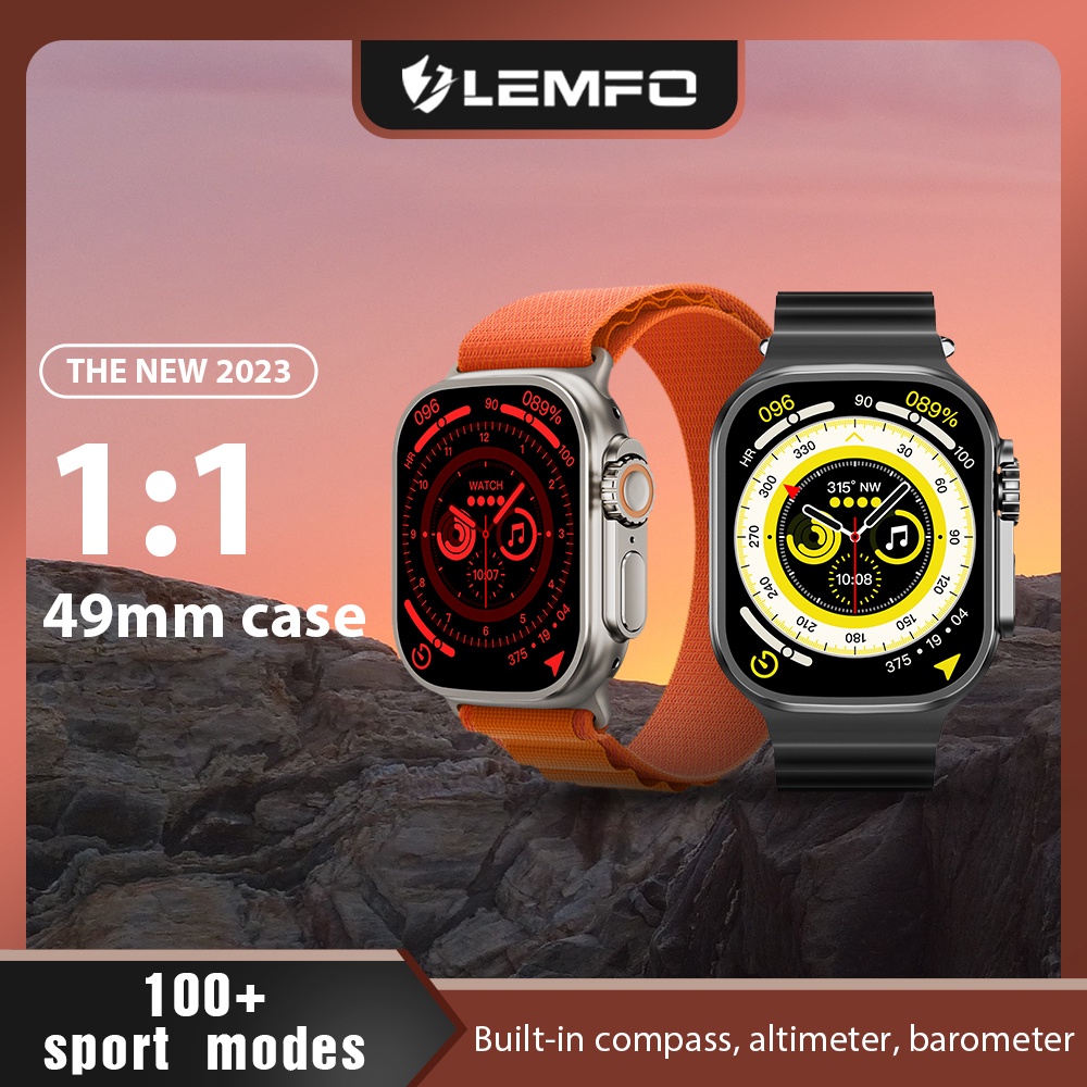 Lemfo Smart Watch Ultra Inch Hd Ws Max Smartwatch Series Sport