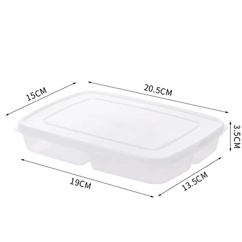 4 Grids Food Storage Box Freezer Refrigerator Fruit Food Fresh-keeping ...