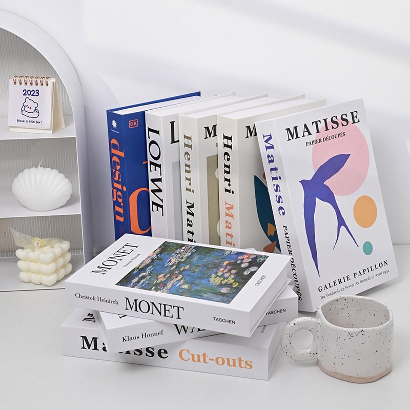 Modern Photography Prop Book Living Room Desktop Fake Books Ornaments ...