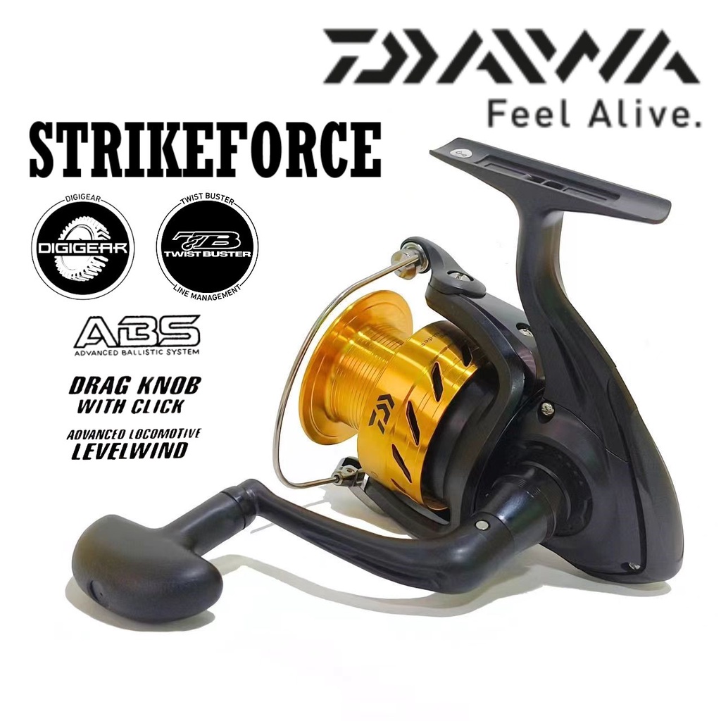 DAIWA STRIKEFORCE SPINNING FISHING REEL | Shopee Philippines