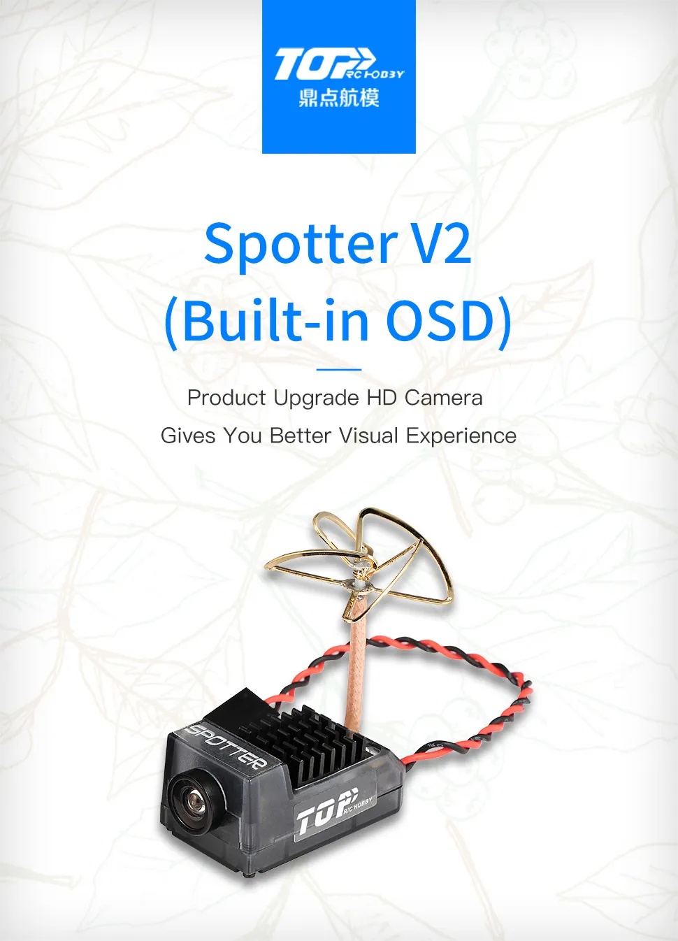 Spotter V2 Micro FPV AIO Camera With OSD Integrated Mic