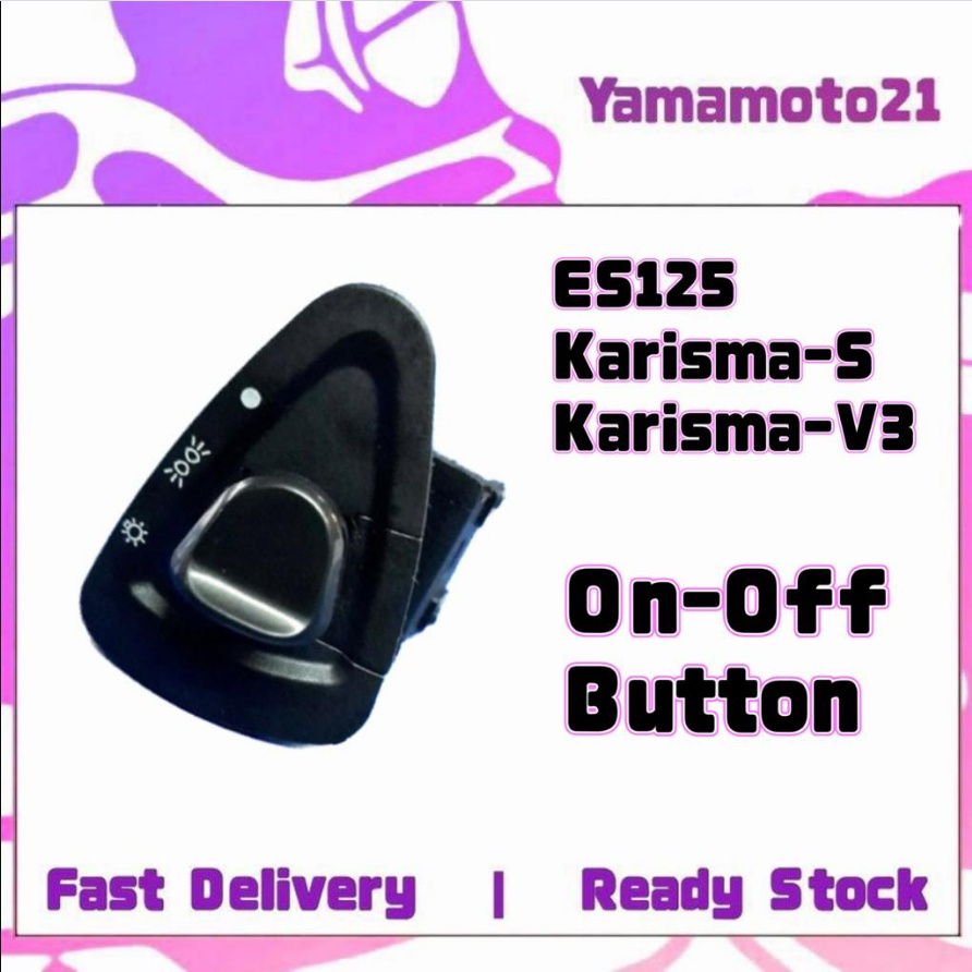 On Off Button On-Off Knob Butang Buton Head Lamp Button For Modenas ...