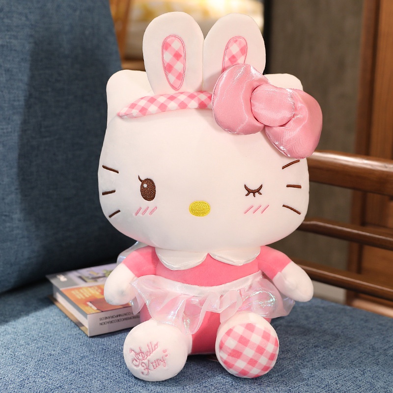 HYC Humey Sanrio Hello Kitty Stuffed Toy Doll Plush Navy Cowboy Pink Filled Animals Pillow Toys Home Decor Kids 30Cm Shopee Philippines