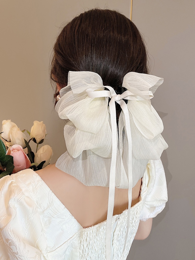 French Bow Ribbon Long Hair Pins for Girls Summer Princess Dress Hair ...