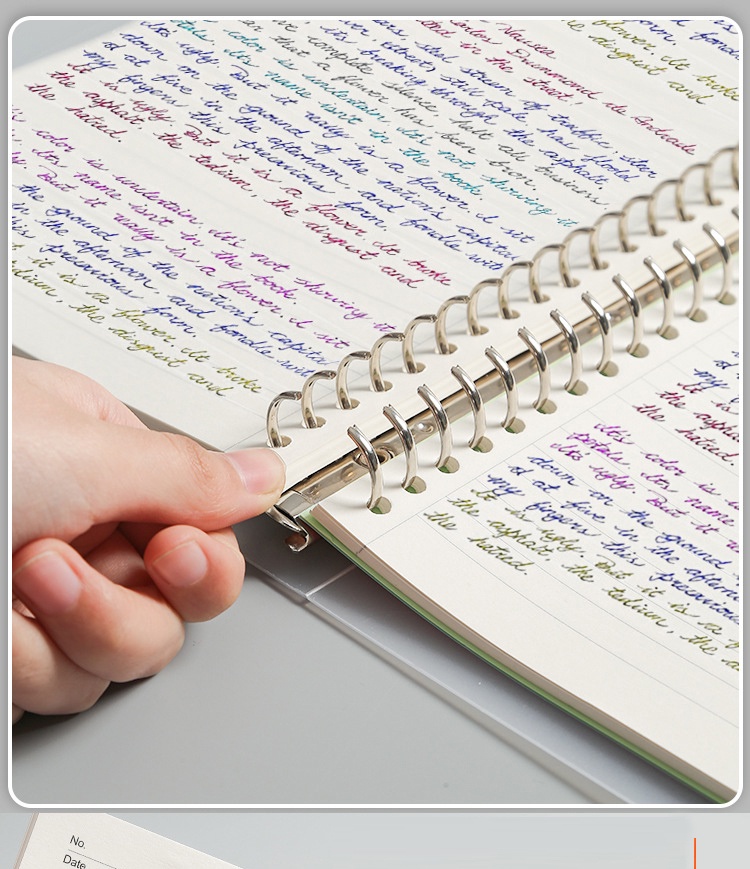 A4/B5/A5 Loose Leaf Refill Binder Notebook Blank/Line/Grid/Cornell ...