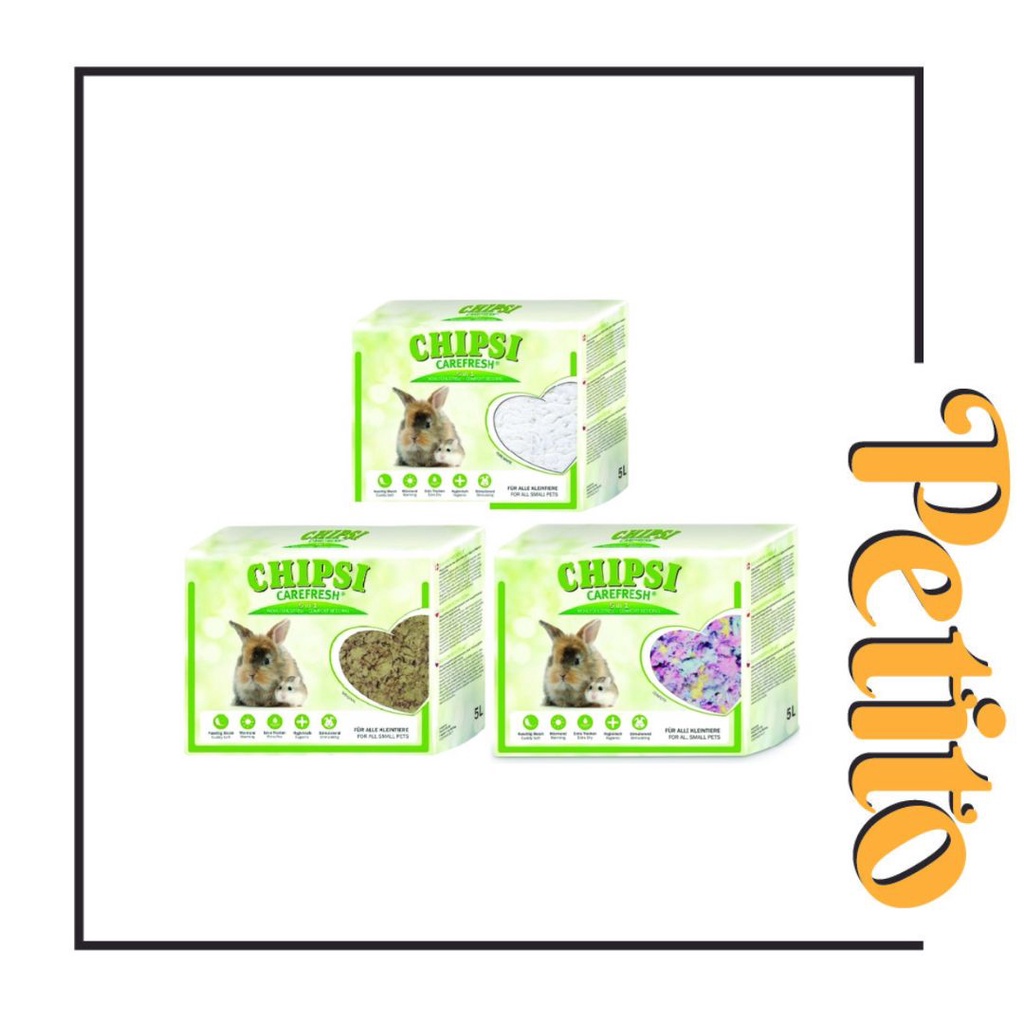 Chipsi Carefresh 5L Pet Bedding Litter for Rabbits Guinea Pigs Small Animals Shopee Philippines