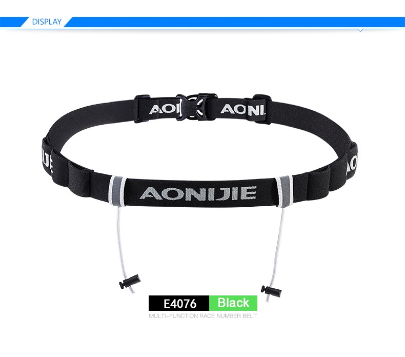 AONIJIE E4076 Unisex Running Race Number Belt Waist Holder For ...
