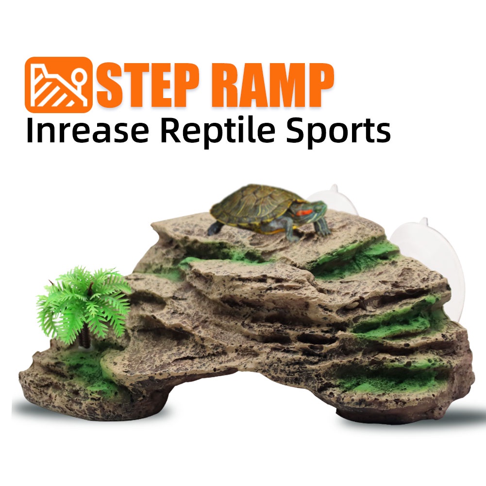 Turtle Terrace Amphibian Turtle Bathing Platform Turtle Climbing Slope ...