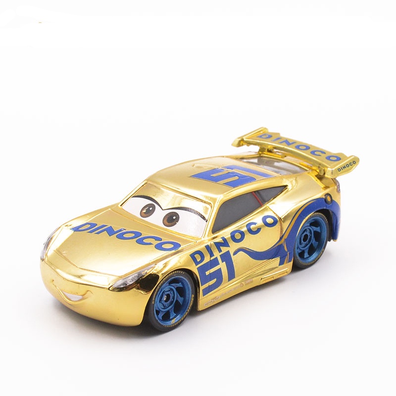 1:55 Metal Alloy Toys Vehicle Pixar Cars 3 Dinoco Cruz Ramirez No.51 ...