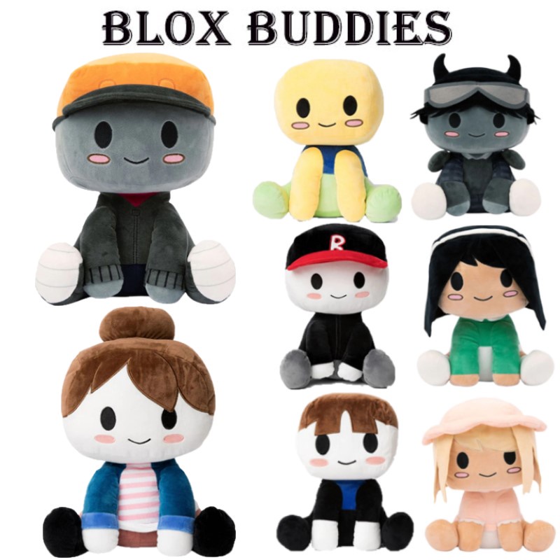 thumbnail interactive-video image 1 of Cute Blox Buddies Plush Toy - 7.8 Inch Soft Stuffed Doll, Yellow - Perfect For Fans & Gifts 1 of 13