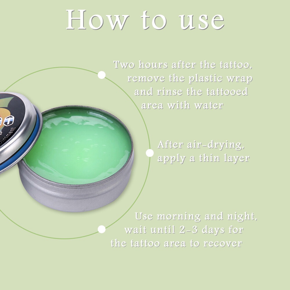 6/12/24pcs Tattoo Natural Healing Cream Aftercare Lotion Balm Skin