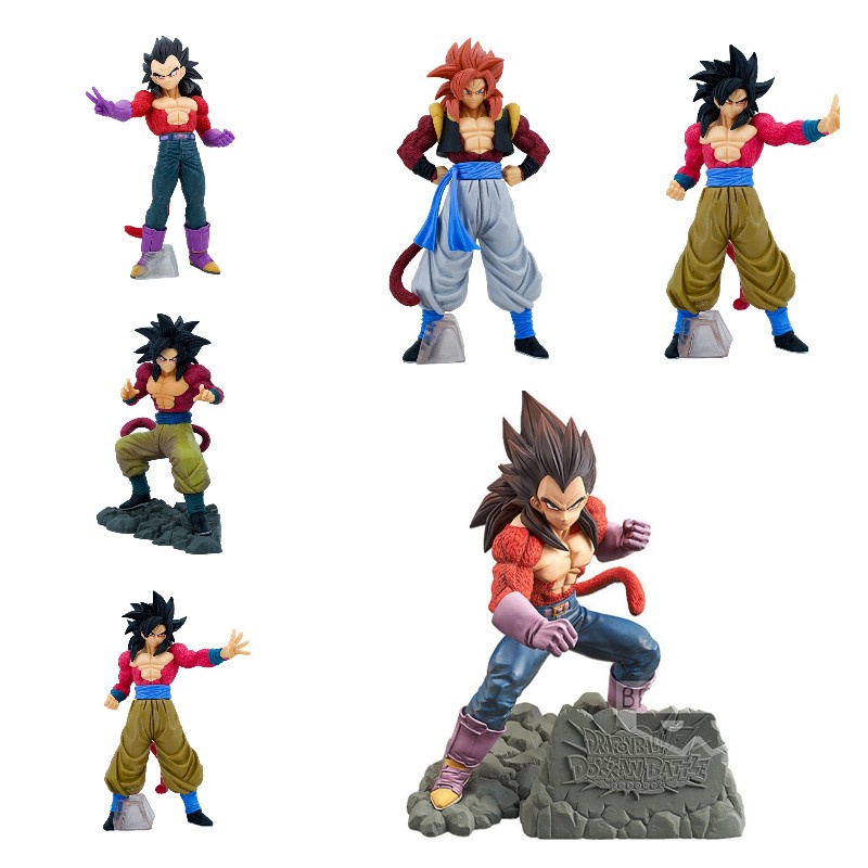 Seven Dragon Balls Super Gt Super Saiyan Goku Vegeta 2nd Generation Pvc