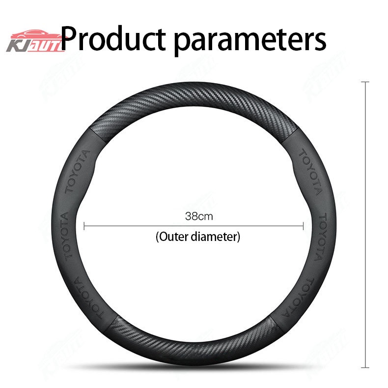 Sumex Comfort Grip Italian Black Leather Steering Wheel Cover - Small (34.5-36.5 Cm)