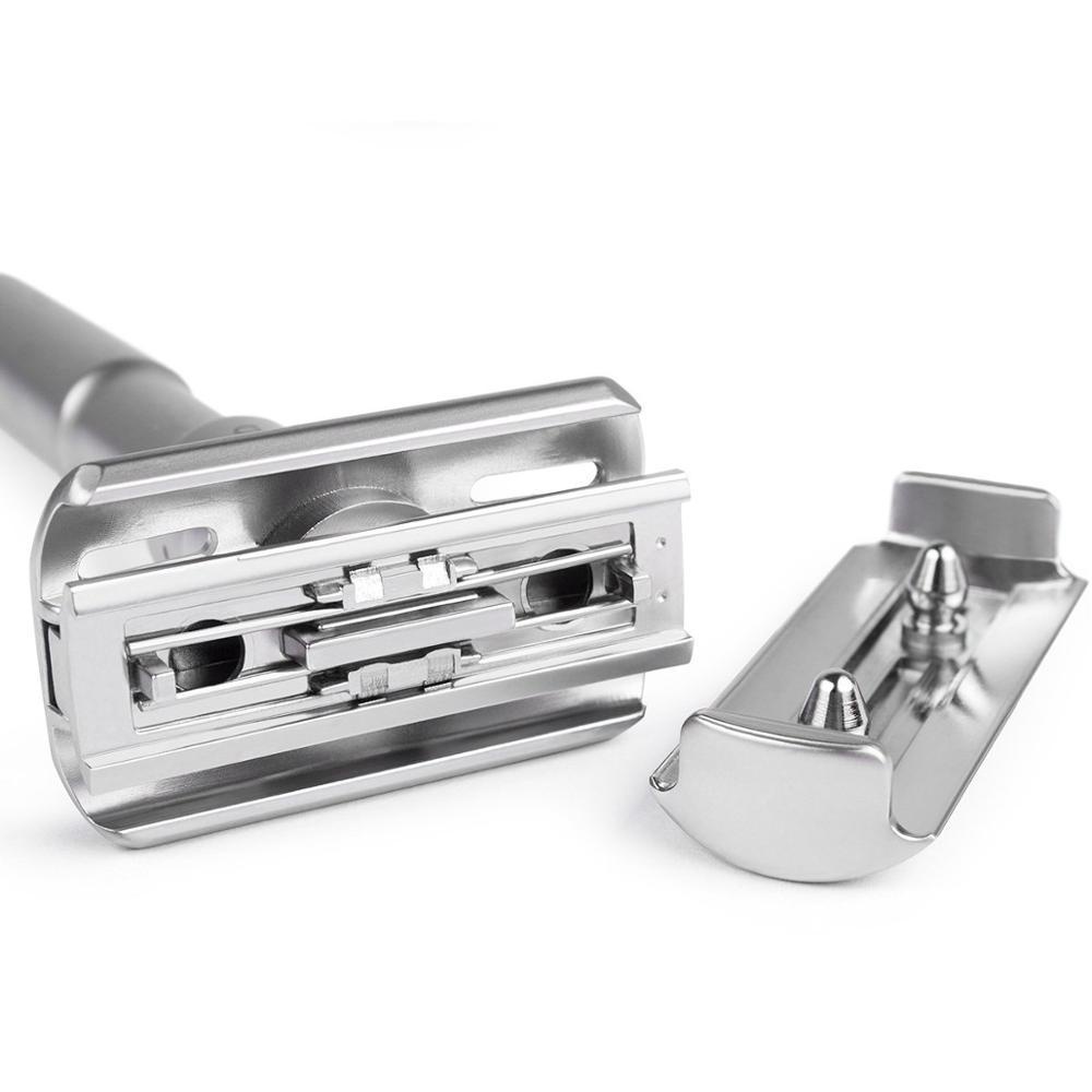 New Adjustable Safety Razor Mens Folding Shaving Double Edge Classic ...