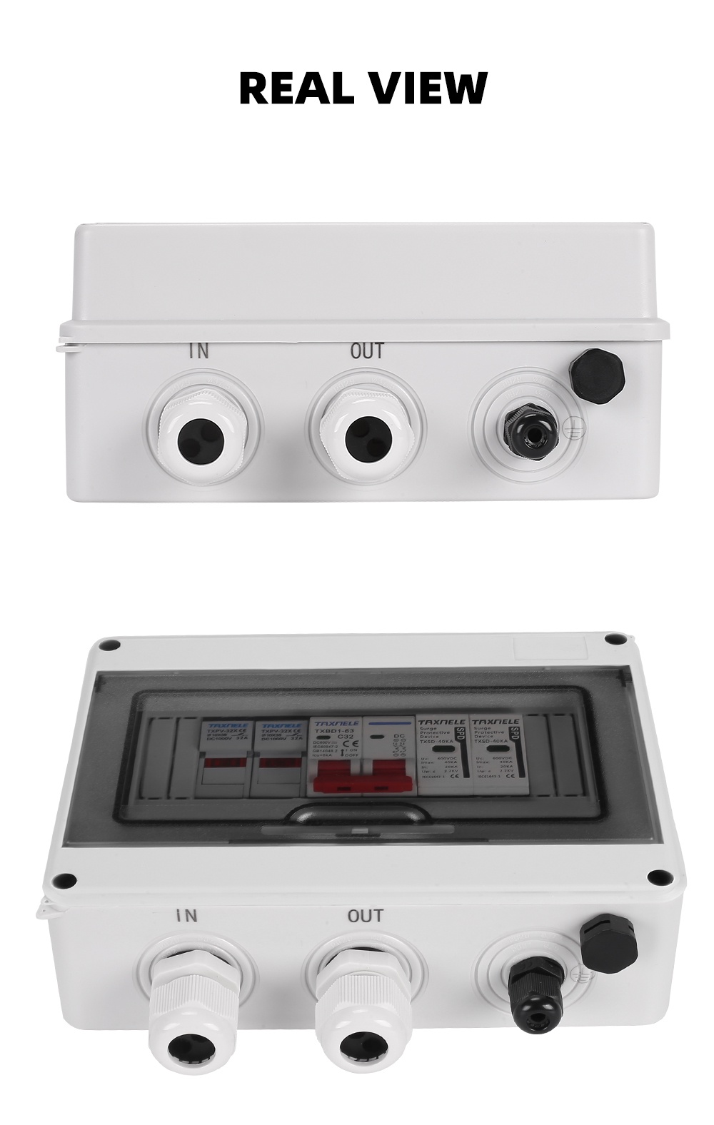 Solar photovoltaic PV DC Combiner Box Surge Lightning Protection 1 ...
