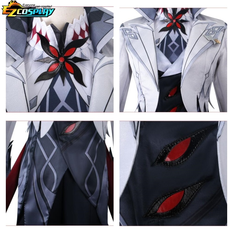 P1PSZ Portachiavi Arlecchino Gioco Arlecchino Cosplay Arma Prop Accessori, 01, Taglia unica