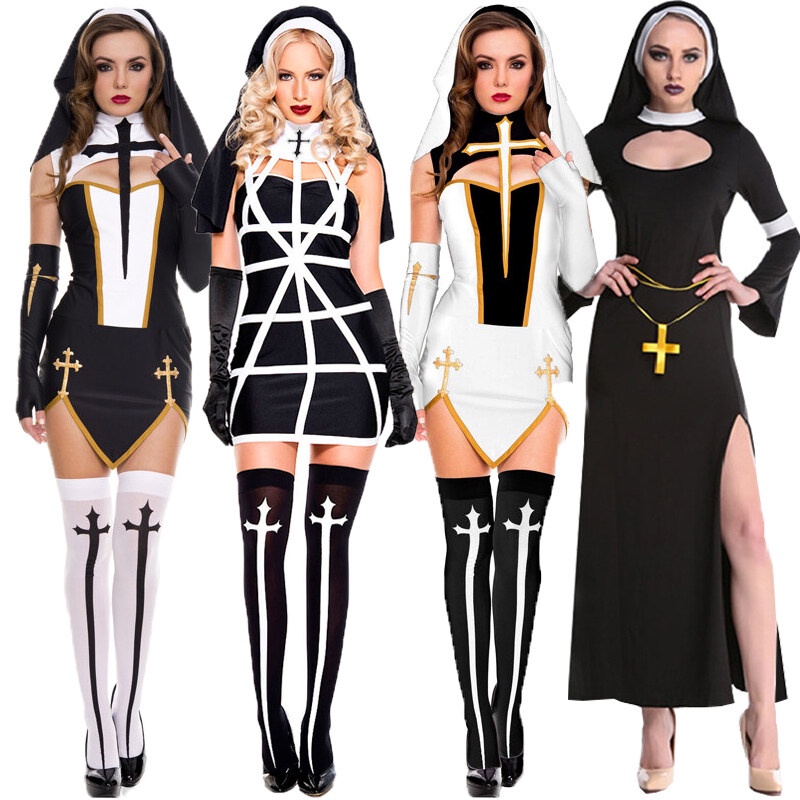 Engage Kiss Nun Uniform Cosplay Costume Outfits Halloween Carnival Sui