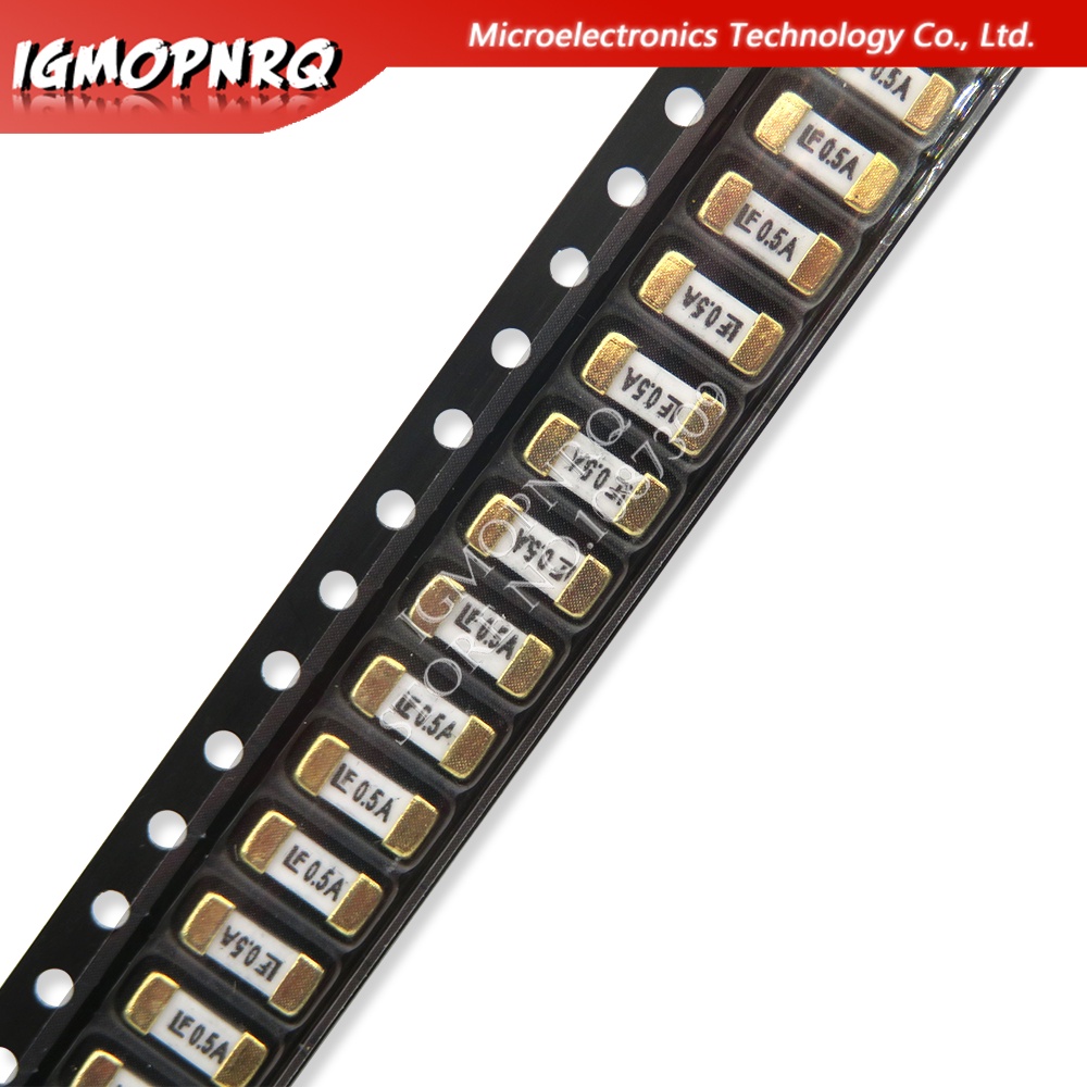 Fusibili SMD 1808 Rapidi 10 Pezzi - Assortimento 0.5A A 15A, 125V, Per Riparazioni Elettroniche