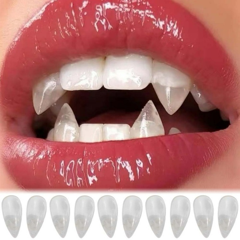 1 Pair Kids Adults False Tooth / Horror Bloody Party Supplies ...