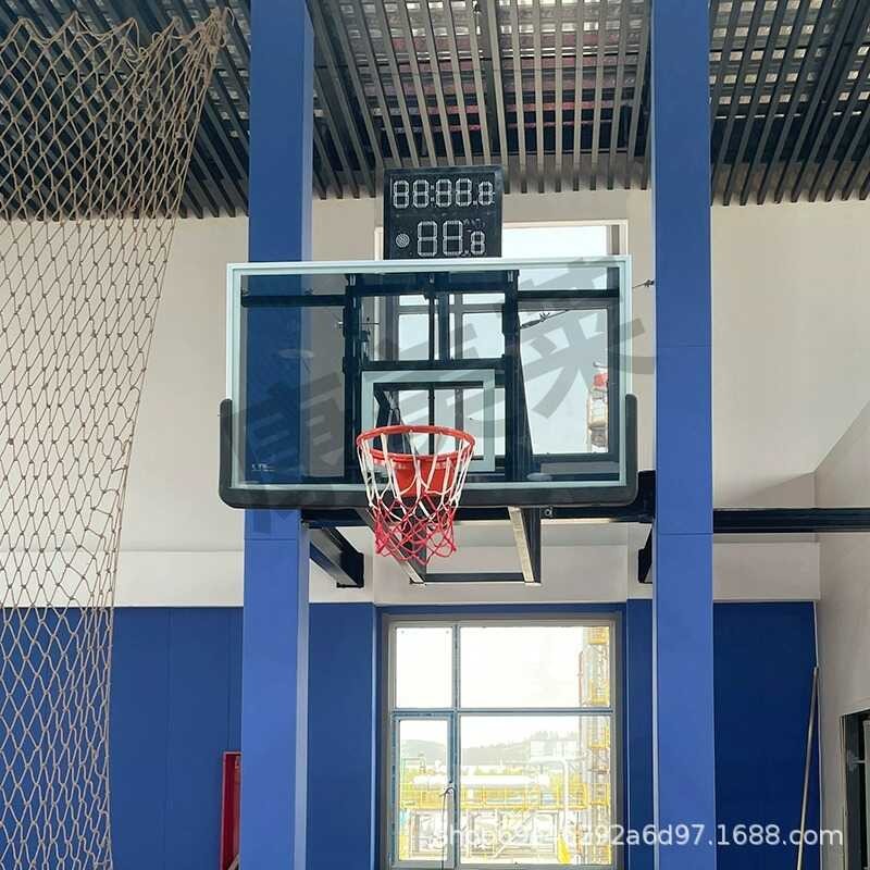 Ceiling Suspended Wall-Mounted Basketball Hoop Foldable Adjustable ...