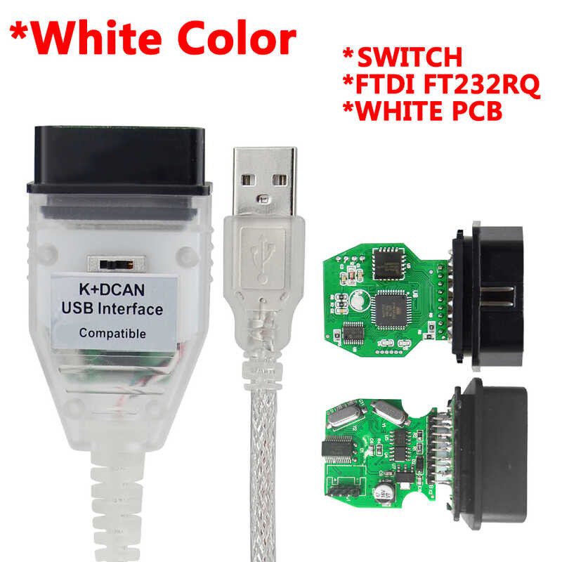K+Dcan Para FTDI 9241A Gamit Ang Switch DCAN OBD 2 Obd2 Interface OBDII ...