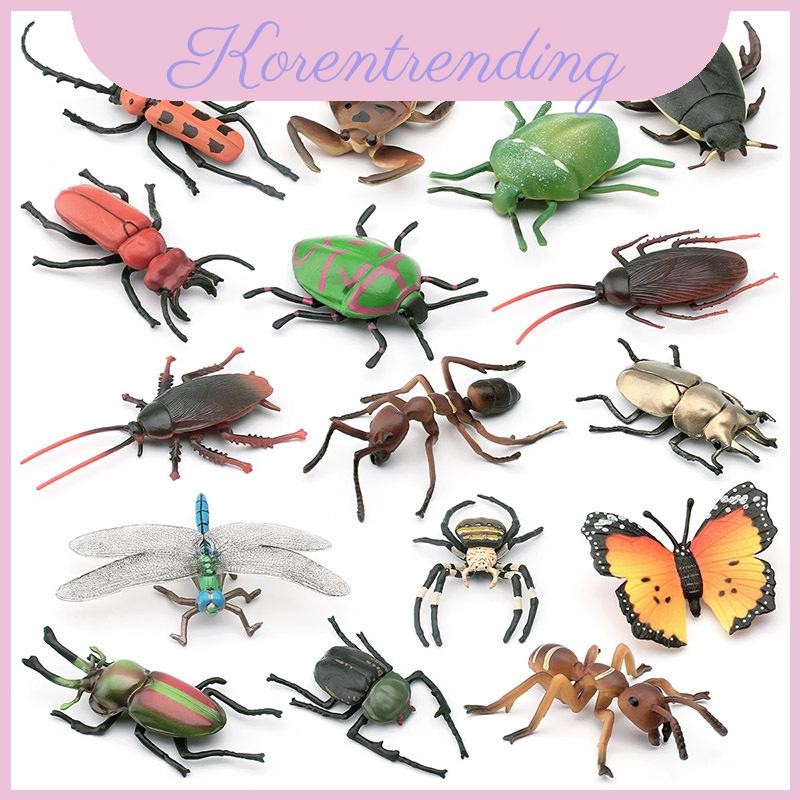 Stunning Insect Pvc Models Including Butterflies Ants Beetles Spiders ...