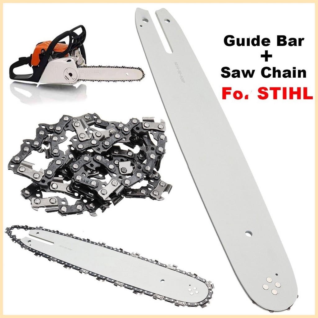 20 22 24 inches Chainsaw Guide Bar Blade and Chainsaw Chain ∏ | Shopee ...